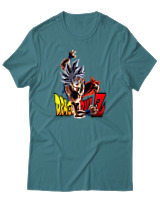T-Shirt Unisex - Goku Z - Color Thumbnail Μπλε Πράσινο