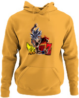 Φούτερ με κουκούλα - Goku Z - Color Thumbnail Κίτρινο Χρυσό