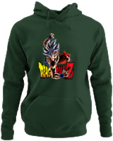 Φούτερ με κουκούλα - Goku Z - Color Thumbnail Κυπαρισσί