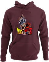 Φούτερ με κουκούλα - Goku Z - Color Thumbnail Marron