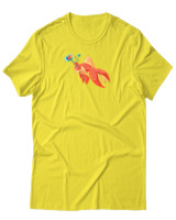 T-Shirt Αντρικό - Goldfish Selfie - Color Thumbnail Κίτρινο