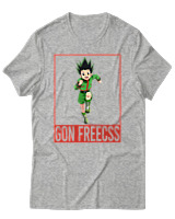 T-Shirt Αντρικό - Gon Freecss - Color Thumbnail Γκρι Μελανζέ