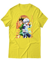 T-Shirt Αντρικό - Gon Killua - Color Thumbnail Κίτρινο