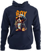 Φούτερ με κουκούλα - Good Boy - Color Thumbnail Navy Blue