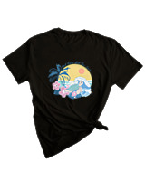 T-Shirt Woman Fashion Γυναικείο - Good Times - Color Thumbnail BLACK