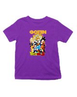 T-Shirt  Παιδικό - Goten - Color Thumbnail Σκούρο Μωβ