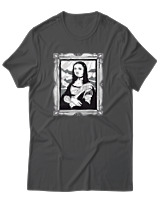 T-Shirt Αντρικό - Gothic Lisa - Color Thumbnail Ανθρακί