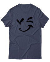 T-Shirt Αντρικό - Graffiti Mood - Color Thumbnail Μπλε Γκρι