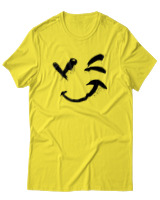 T-Shirt Αντρικό - Graffiti Mood - Color Thumbnail Κίτρινο