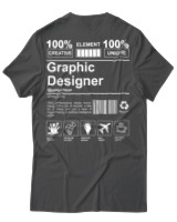 T-Shirt Αντρικό - Graphic Designer - Color Thumbnail Ανθρακί
