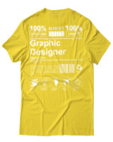 T-Shirt Αντρικό - Graphic Designer - Color Thumbnail Χρυσό Κίτρινο