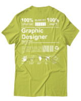 T-Shirt Αντρικό - Graphic Designer - Color Thumbnail Λαχανί
