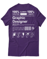 T-Shirt Αντρικό - Graphic Designer - Color Thumbnail Σκούρο Μωβ