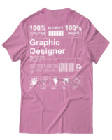 T-Shirt Αντρικό - Graphic Designer - Color Thumbnail Ροζ