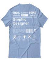 T-Shirt Unisex - Graphic Designer - Color Thumbnail Γαλάζιο