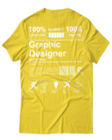 T-Shirt Unisex - Graphic Designer - Color Thumbnail Κίτρινο Χρυσό