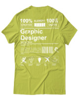 T-Shirt Unisex - Graphic Designer - Color Thumbnail Λαχανί