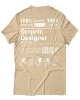 T-Shirt Unisex - Graphic Designer - Color Thumbnail Μπέζ