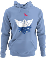 Φούτερ με κουκούλα - Greek Boat - Color Thumbnail Blue Carolina