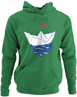 Φούτερ με κουκούλα - Greek Boat - Color Thumbnail Kelly Green