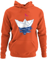 Φούτερ με κουκούλα - Greek Boat - Color Thumbnail Orange