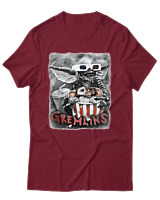 T-Shirt Αντρικό - Gremlins - Color Thumbnail Σκούρο Κόκκινο