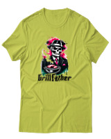 T-Shirt Αντρικό - Grillfather - Color Thumbnail Λαχανί