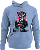 Φούτερ με κουκούλα - Grillfather - Color Thumbnail Blue Carolina