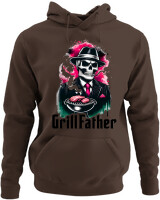 Φούτερ με κουκούλα - Grillfather - Color Thumbnail Καφέ