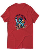 T-Shirt Αντρικό - Grillin And Chillin - Color Thumbnail Κόκκινο