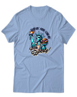 T-Shirt Αντρικό - Grillin And Chillin - Color Thumbnail Γαλάζιο