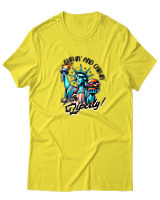 T-Shirt Αντρικό - Grillin And Chillin - Color Thumbnail Κίτρινο