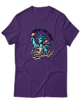 T-Shirt Αντρικό - Grillin And Chillin - Color Thumbnail Σκούρο Μωβ
