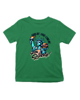 T-Shirt  Παιδικό - Grillin And Chillin - Color Thumbnail Πράσινο