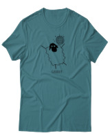 T-Shirt Αντρικό - Groovy - Color Thumbnail Μπλε Πράσινο