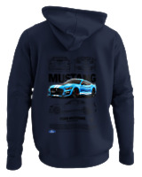 Φούτερ με κουκούλα - GT 500 Shelby - Color Thumbnail Navy Blue