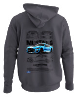 Φούτερ με κουκούλα - GT 500 Shelby - Color Thumbnail Ανθρακί