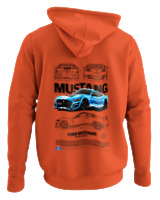 Φούτερ με κουκούλα - GT 500 Shelby - Color Thumbnail Orange