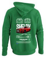 Φούτερ με κουκούλα - GT 500 Shelby - Color Thumbnail Kelly Green