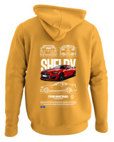 Φούτερ με κουκούλα - GT 500 Shelby - Color Thumbnail Κίτρινο Χρυσό