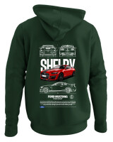 Φούτερ με κουκούλα - GT 500 Shelby - Color Thumbnail Κυπαρισσί