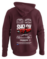 Φούτερ με κουκούλα - GT 500 Shelby - Color Thumbnail Marron
