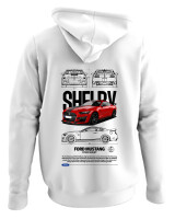 Φούτερ με κουκούλα - GT 500 Shelby - Color Thumbnail ΄Ασπρο