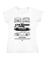 Κοριτσίστικο Κοντομανικο - GTR Nismo - Color Thumbnail ΄Ασπρο
