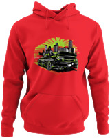 Φούτερ με κουκούλα - GTR32 Godzilla - Color Thumbnail Κόκκινο
