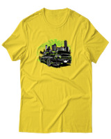T-Shirt Αντρικό - GTR32 Godzilla - Color Thumbnail Χρυσό Κίτρινο