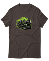 T-Shirt Αντρικό - GTR32 Godzilla - Color Thumbnail Καφέ