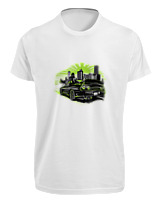 T-Shirt Fit Αντρικό - GTR32 Godzilla - Color Thumbnail 'Ασπρο