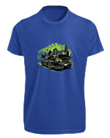 T-Shirt Fit Αντρικό - GTR32 Godzilla - Color Thumbnail Μπλε Ρουά