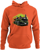 Φούτερ με κουκούλα - GTR32 Godzilla - Color Thumbnail Orange